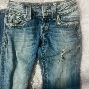 Size 23 Miss Me Lowrise Flares